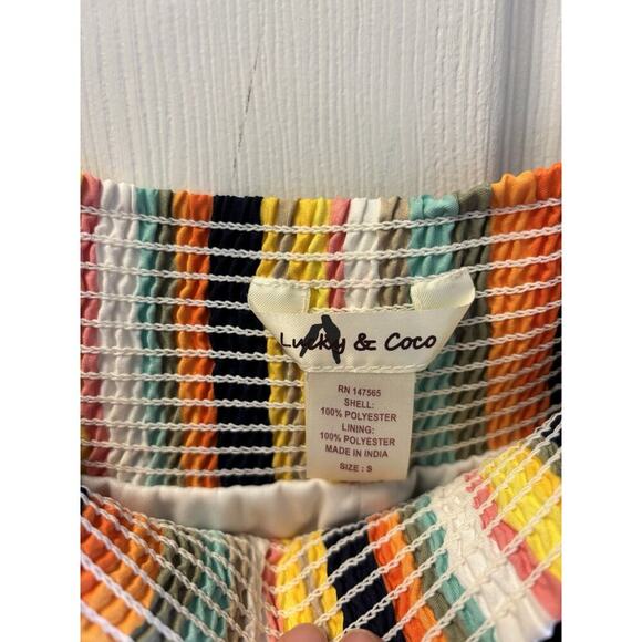 Lucky And Coco Multicolor Full Skirt Small Pull On - Picture 2 of 3